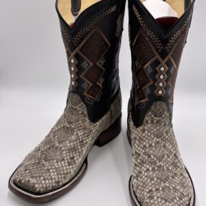 Diamon Back RattleSnake square toe